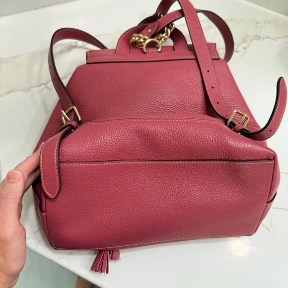 NEW Coach Elle backpack in Rosewood pink - Picture 7 of 15